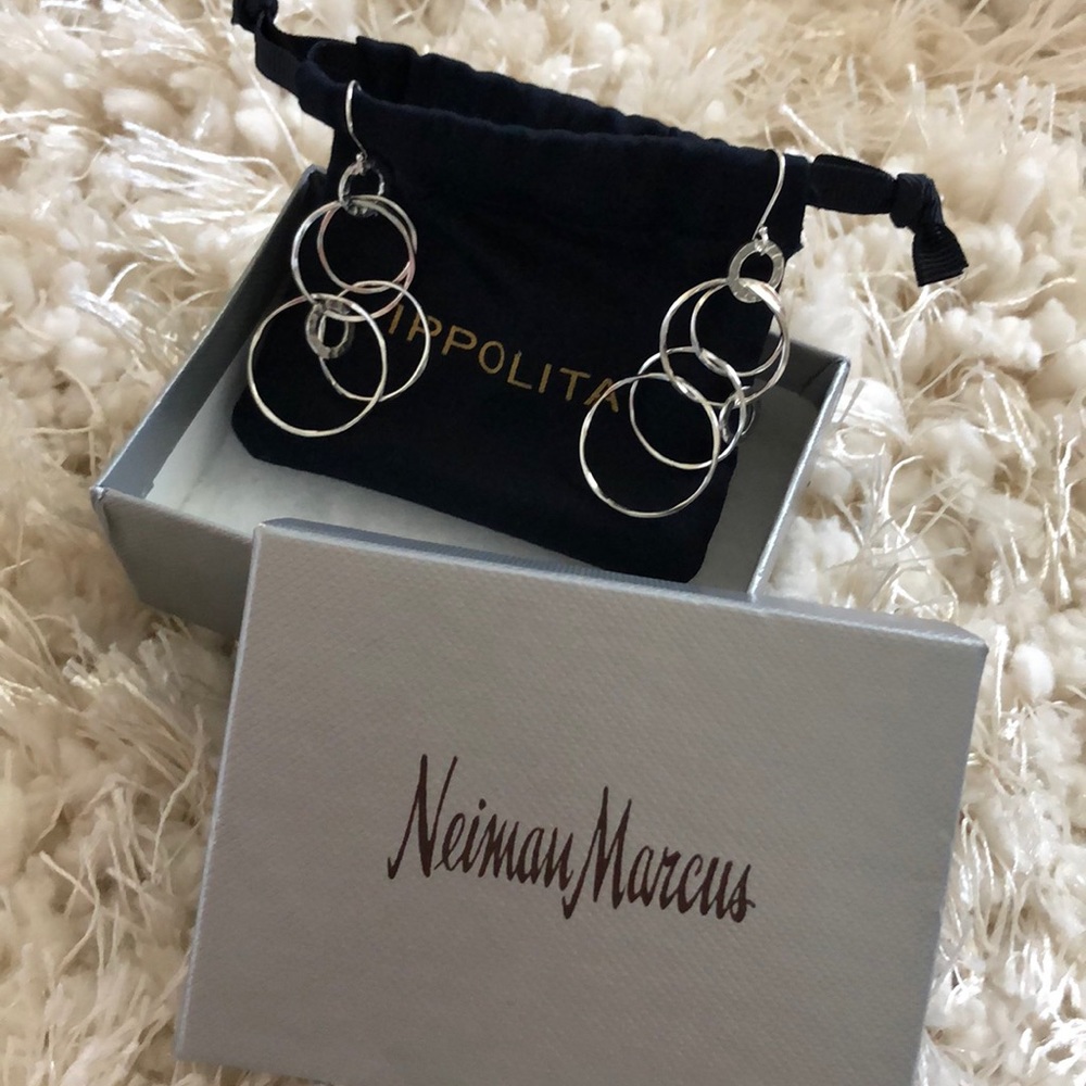 Silver earrings